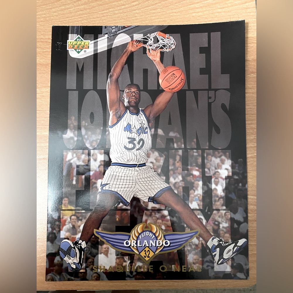 Shaquille O'Neal oversized card